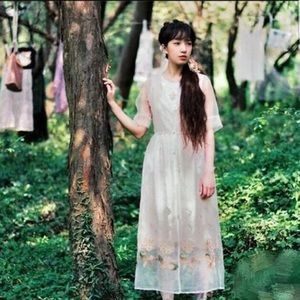 Embroidered flower cover ups